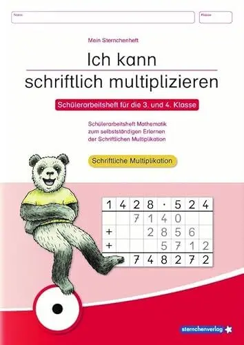 Produktbild: Ich kann schriftlich multiplizieren: Schülerarbeitsheft für die 3. und 4. Klasse