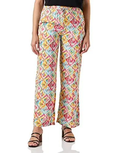 Produktbild: ICHI Damen IHVERA PA2 Lässige Hose, 201995/Multi Colour AOP, 40