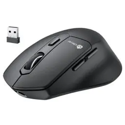 Produktbild: iClever Bluetooth Maus, Ergonomische Maus Kabellos MD360, Leise Wireless Maus Mit Maus Jiggler, 2.4G USB C Maus Wiederaufladbarer Funkmaus Für Laptop, Computer Mouse Für Pc/Mac/Tablet/MacBook/Windows
