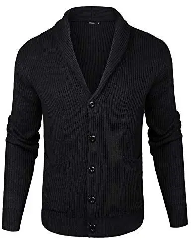 Produktbild: iClosam Men's Cardigan Cotton V-Neck