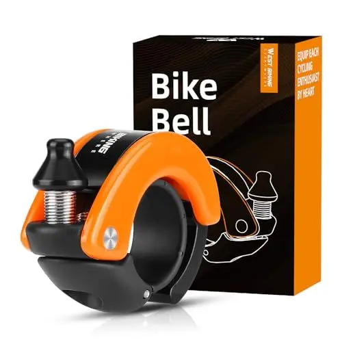 Produktbild: ICOCOPRO Fahrradklingel Mini Fahrrad Klingel – 100dB Laut Fahrradklingel Mountainbike, Innovative rennrad klingel Fahrradglocke für Ebike MTB Kinderfahrrad – für 22,2 mm Lenker