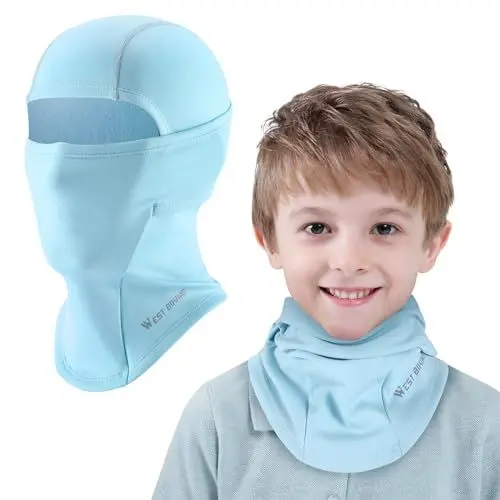 Produktbild: ICOCOPRO Kinder Sturmhaube Winter, Warm Balaclava Winddicht Gesichtsmaske Skimaske Sturmmaske für Jungen Mädchen, Einheitsgröße