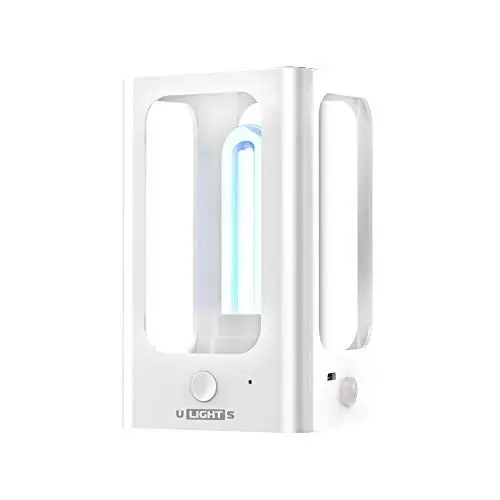 Produktbild: IconBIT U LIGHT S Mini UV-Sterilisationslampe – neutralisiert Viren und Bakterien, eingebauter Bewegungssensor, weiß