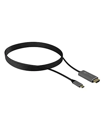 Produktbild: ICY BOX IB-CB020-C Aktives USB-C zu HDMI Kabel (1,8 m), UHD (2160p), HDCP 2.2, Konverter, schwarz