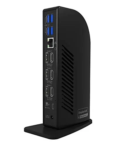 Produktbild: ICY BOX USB-C DockingStation (15-in-1) für 3 Monitore (3x HDMI & 3x DP), 5K 30Hz | 4K 60Hz, 4-fach USB 3.0 HUB, 1x USB 3.2 Gen 2 (10 Gbit/s & 20W PD), Gigabit Ethernet, Audio, IB-DK2256AC