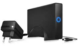 Produktbild: ICY BOX externes 3,5 Zoll Gehäuse für Festplatten, USB-C 3.1 Anschluss (Gen 2, 10 Gbit/s), Standfuß, Aluminium, Kunststoff, IB-377-C31
