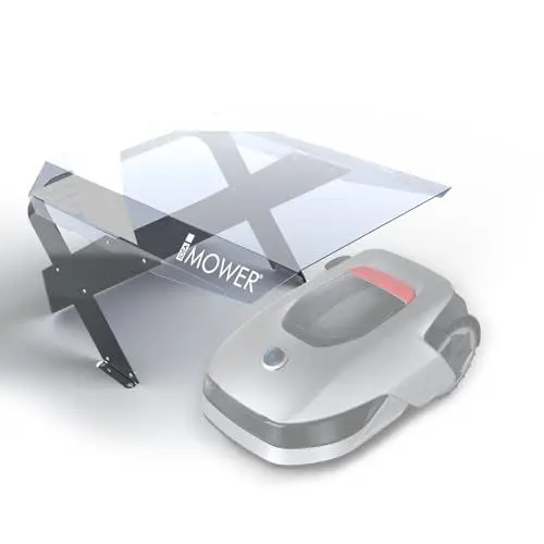 Produktbild: Idea Mower Garage für Rasenmäher Mobius kompatibel mit Dreame A1 Schutz - transparentes Dach für visuelle Kontrolle und einfache Bedienung der Tastatur des Roboters