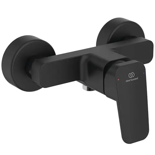 Produktbild: Ideal Standard BD250XG Ceraplan Brausearmatur Aufputz, Ausladung 16,4 cm, Schwarz (Silk Black)