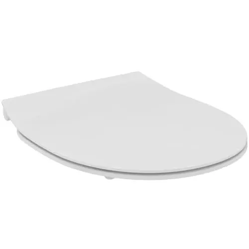 Produktbild: Ideal Standard Original antibakterieller WC-Sitz für handelsübliche Toiletten mit Absenkautomatik – Sandwich Design aus Duroplast in Weiß
