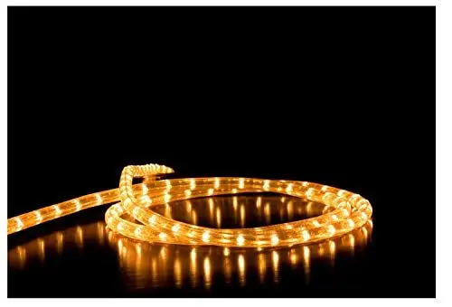 Produktbild: Idena 31487 - LED Lichterschlauch mit 100 LEDs in Warmweiß, Lichterkette mit 8 Stunden Timer Funktion & Transformator, ca. 10 m lang, Deko für Innen & Außen, Party Deko, Weihnachtsdeko, Hochzeit