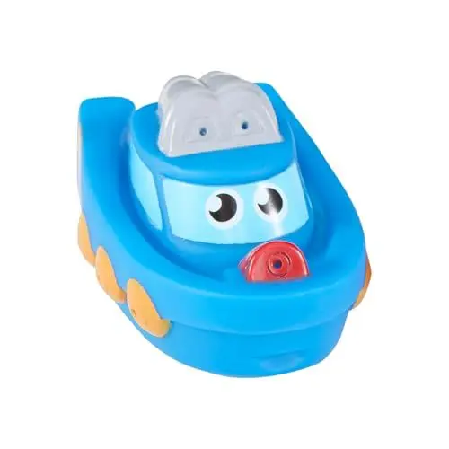 Produktbild: Idena - Rettungsboot EIN Stück mit Spritzlöchern, schwimmendes Spielzeugboot, Badewannenspielzeug für Kinder ab 18 Monaten, Sortiert in Rot und Blau, geeignet für Badewanne, Pool und Sandkasten