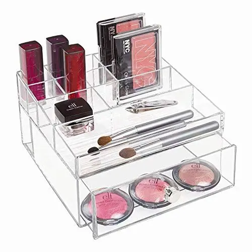 Produktbild: iDesign 37360EU Clarity Kosmetik-Organizer mit Schublade, durchsichtig