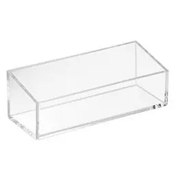 Produktbild: iDesign rangement maquillage, petite boîte à bijoux en plastique sans BPA, boîte de rangement salle de bain pour maquillage, cosmétiques ou produits de beauté, transparent