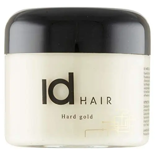Produktbild: IdHAIR Hard-Gold-Haarwachs für kurzes Haar – Haarwachs für Männer – starker Halt, 100 ml (1er Pack)