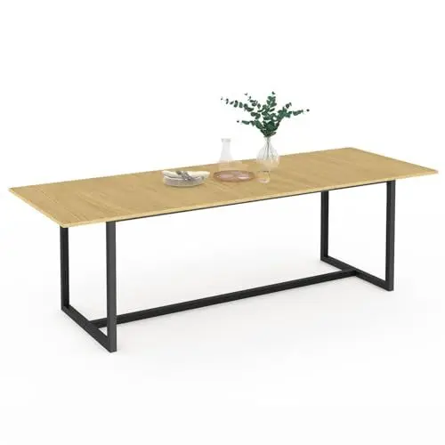 Produktbild: IDMarket - Esstisch, ausziehbar, rechteckig, Detroit für 8-12 Personen, Industriedesign, 200 – 250 cm