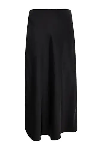 Produktbild: IDONY Damen Midirock 19229203-ID02, SCHWARZ, L