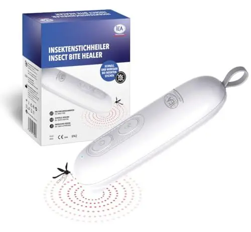 Produktbild: IEA Medical Insektenstichheiler elektrisch, Mückenstich Hitzestift, Mückenstichheiler, Hitzestift gegen Mückenstiche, Mückenstift elektrisch gegen Mückenstiche, elektrischer Stichheiler