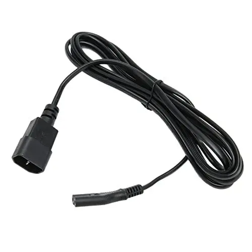 Produktbild: IEC320 C14 auf IEC320 C7 Netzkabel, 9,8 Fuß IEC320 Stecker auf Buchse Netzkabel für Laptop-Netzteile, Schreibtischlampen, Lautsprecher, LCD-Monitore