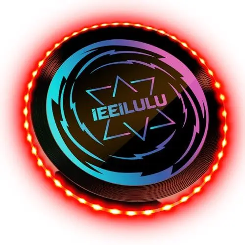 Produktbild: IEEILULU Leuchtende Frisbee, Ultimate Frisbee LED, Leuchtende Flugscheibe mit 49 LED-Lichter, Wiederverwendbar, LED Frisbee Disc Spaßsport für Kinder Erwachsene Rasenstrand im Freien (Red)