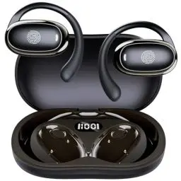 Produktbild: IFECCO Open Ear Kopfhörer Bluetooth 5.4, Kabellose Sport Kopfhörer mit Mikrofon, Air Conduction Kopfhörer mit LED-Anzeige, IPX5 Wasserdicht Sportkopfhörer 48 Stunden für Läufer Fahrrad