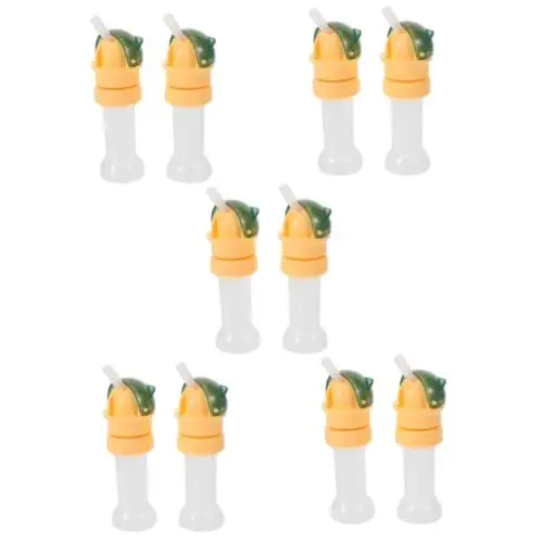 Produktbild: ifundom 10 Stk Flaschenverschluss Für Mineralwasser Deckelausgießer Für Wasserbehälter Wasserflaschenverschlüsse Für Kinder Saft Butle Auslauf Kleiner Deckel Strohflaschenausgießer Pp