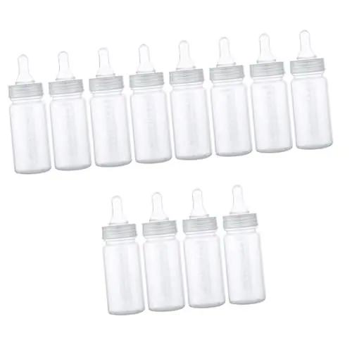 Produktbild: ifundom 12 Stk Nuckelflasche Babyflaschen Milchflasche für Neugeborene Stillen mit der Flasche Babyflasche aus Plastik -Milchwaage Flasche Einweg Wasserflasche Mutter pp