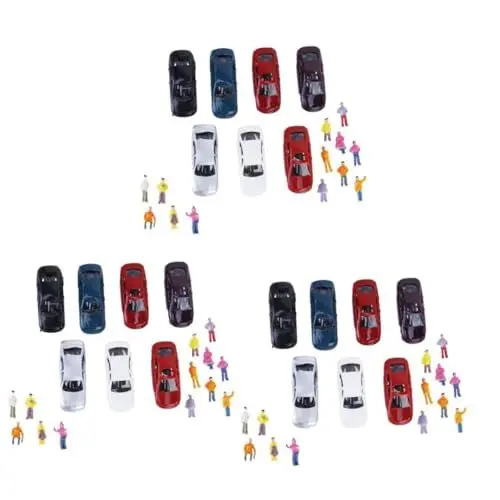 Produktbild: ifundom 150 STK Ausgestellte Modellautos Modelle Mini-modellautos Bemaltes Modellauto Wagen Gemalt