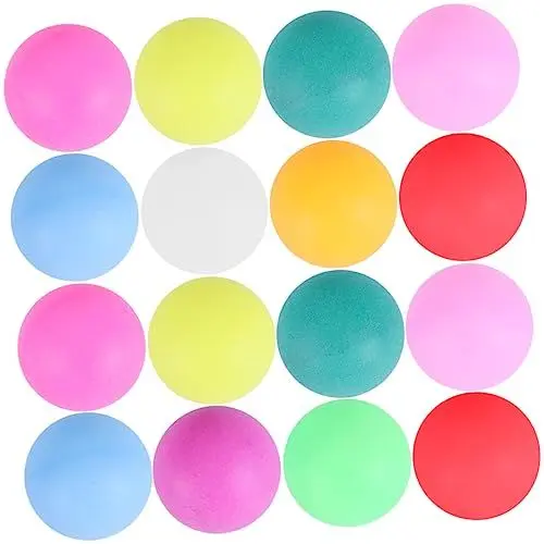 Produktbild: ifundom 150 Stück Bunte Packung Tischtennisbälle Farbiges Design für Partys und Spiele Vielseitig Einsetzbar für Feiern Unterricht und Kreative DIY Projekte