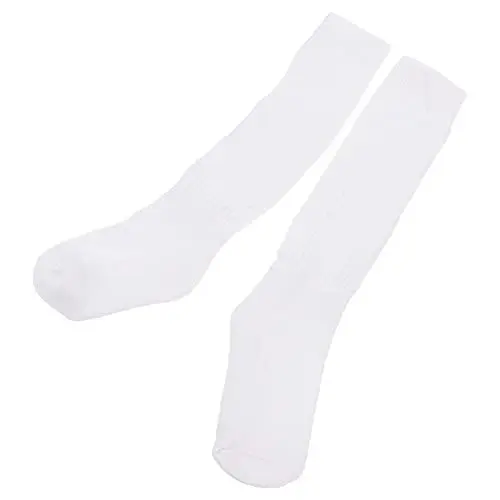 Produktbild: ifundom 1 Paar Strümpfe Eigenschaften Socken Für Frauen Wadensocken Länge Socken Baumwollstrumpf Thermisches Skifahren Männer Socken Weiß Fräulein Lange Socken Herbst Und Winter Baumwolle