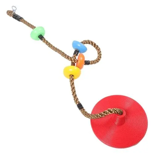 Produktbild: ifundom 1 STK die Schaukel Spielzeug für Kinder große runde Schaukel Babyanzug Baby-Kit Spielzeuge Kinderspielzeug schaukel strickleiter Kletterseil Schaukel draussen große Scheibe Plastik