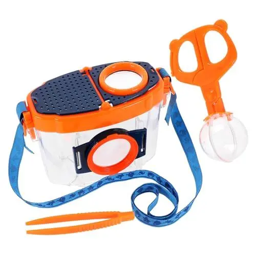 Produktbild: ifundom Outdoor Insekten Kit Mit Lupe Junge Mädchen Verwenden Beobachtung Box Wissenschaft Pädagogisches Spielzeug Insektenbeobachtungskäfig