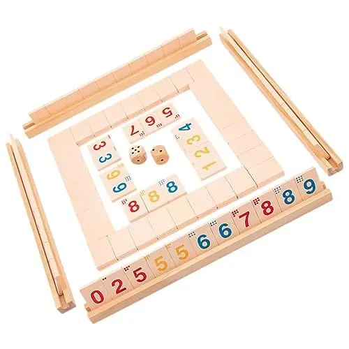 Produktbild: ifundom 1 Satz Brettspieltisch interaktives Spielzeug unterhaltungsspiele Nachtclub Spielzeug brettspielr Board Games Tischspiele Party-Brettspiele Würfelspiele Tabletop-Brettspiel hölzern