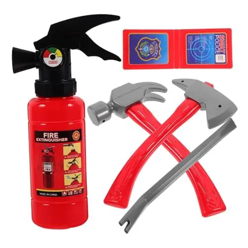 Produktbild: ifundom Feuerlöscher-spielzeugset 5-teiliges Brandschutzwerkzeug Für Kinder Rolle Für Jungen Und Mädchen