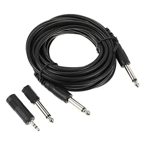 Produktbild: ifundom 1 Satz Instrumentenkabel Gitarrenkabel Kabel Mit Adapter E-gitarren Instrumentenzubehör Bass-verbindungskabel Usb-gitarren-link-kabel Usb-adapter Usb-kabel Basskabel Black Metall