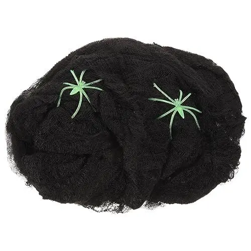Produktbild: ifundom Halloween: Spinnennetz Garn Mit Spinnen Vintage Ornamente Gruseliges Netz Für