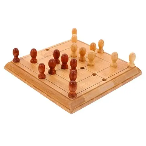 Produktbild: ifundom 1 Satz Mini Schach Mini-Tischspielzeug pädagogisches Spielzeug Dame Brettspiel Spielbrett Kinder schachspiel Kinder brettspiele kinderspielzeug Bildung Spielzeug Schachbrett Bambus