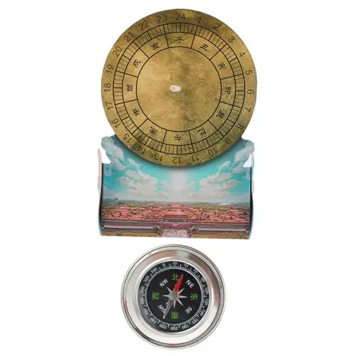 Produktbild: ifundom 1 Satz Produktion von astronomischer Technologie Outdoor-Sonnenuhr Rayan-Spielzeug für Kinder Sonnenschatten Uhr Physics Toys Physik Spielzeug Lernspielzeug Sonnenuhr-Modell Papier