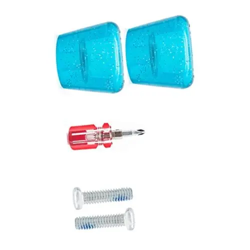 Produktbild: ifundom Zehenstopper Für Rollschuhe Klemmstopfen Zum Skaten Stopppads Aus Pu Einfache Montage Mit Schraubendreher Geeignet Für Rollschuhe