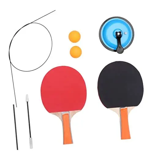 Produktbild: ifundom 1 Satz Tischtennis Trainer drinnen Und Tischtennisplatte Tischtennistraining Bambus Blau