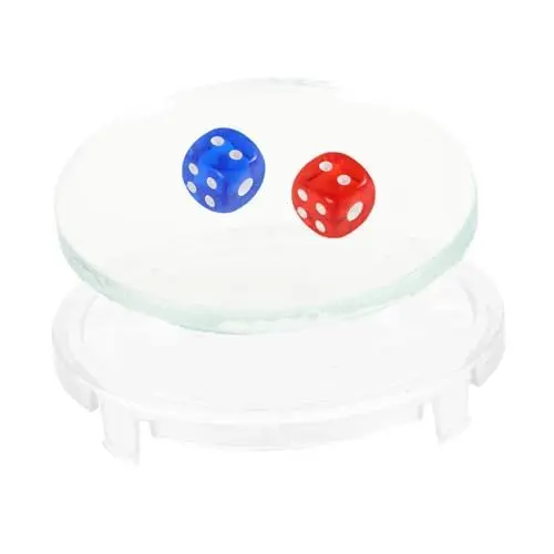 Produktbild: ifundom Mahjong-Maschine Schutzhülle Glasdeckel Würfelbox Mahjong-Maschine Werkzeugzubehör