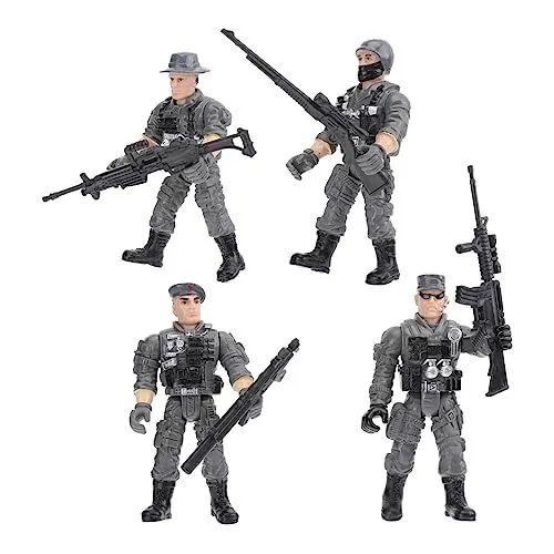 Produktbild: ifundom 1 Satz militärische Figuren Figuren Armee Spielzeug Boy Toys Fantasiespielzeug Kriegsspielzeug Spielzeugsoldaten Soldat Spielset Soldatenmodelle Soldatenmodellspielzeug