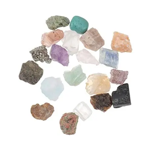 Produktbild: ifundom 1 Schachtel Gesteins Mineral Proben Gehirnspielzeug Steinsammlung Für Kinder Sammlung Von Kinderfelsen Kit Zur Identifizierung Von Mineralien Rock-Tumbler-kit Naturstein Mineralien