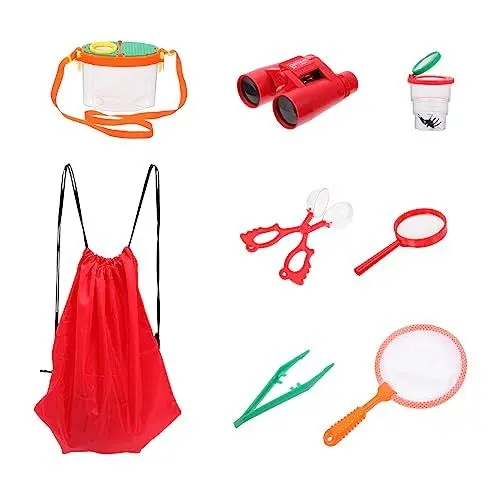 Produktbild: ifundom 1 Set Beobachtungsbox Erkundungszuschauer Kinder Abenteuer Set Käfigbehälter Kinder Camping Set Erkundung Lebewesenkäfig Outdoor Spielzeug Explorer Set Aus Kunststoff