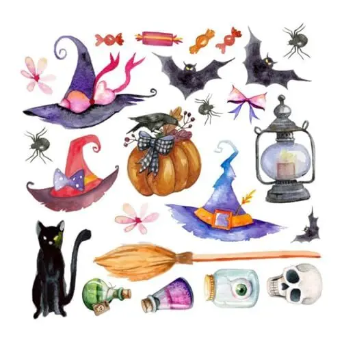 Produktbild: ifundom Dauerhafte Halloween Decor 1 Pc Aufkleber Spinne Hut Für Schlafzimmer Party