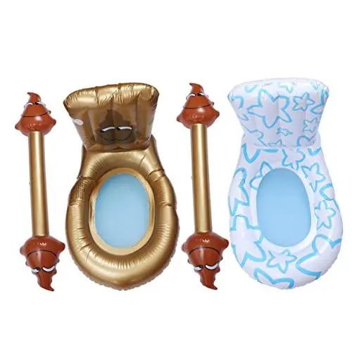 Produktbild: ifundom 1 Stück Lustiger Schwimmring Aufblasbarer Schwimmring Schwimmzubehör Kreativer Schwimmring