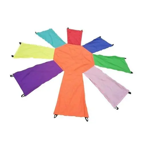Produktbild: ifundom 1stk Achteckiger Regenschirm Kinderspiel Kinderzelte Fallschirm Spielen Für Kinder Versorgung Ausüben Kinderzelt Im Freien Teambuilding-Spiele Zelt Für Kinder Im Freien Nylon