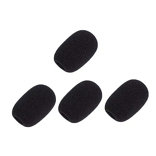 Produktbild: ifundom 25 Stk Mikrofonschwammabdeckung Abdeckungen für Schwanenhalsmikrofone Spikes für Motorradhelme protection ring staubschutz Motorradzubehör Mini-Mikrofon Mikrofonschutz Universal-