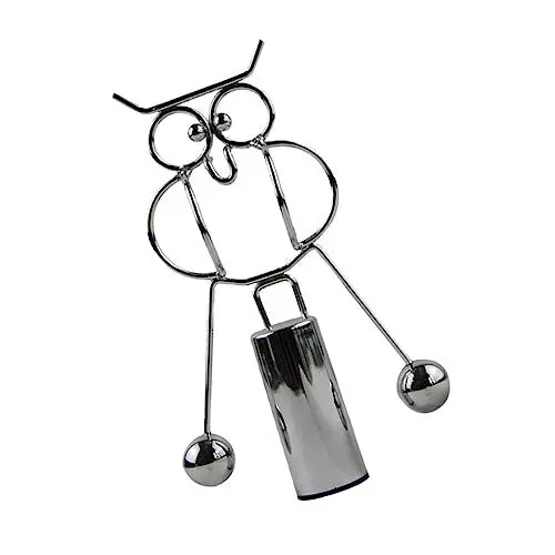 Produktbild: ifundom 2St Desktop-Ornamente Desktop-Spielzeug klassisches Spielzeug Bürodekoration büro Dekoration Becher Spielzeuge Eule Kunsthandwerk schwingende Verzierung Schmiedeeisen schmücken