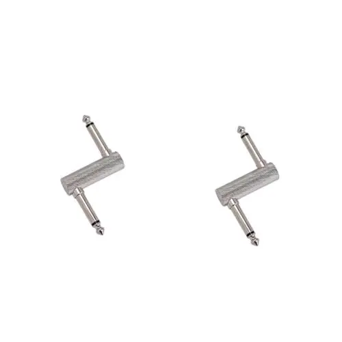 Produktbild: ifundom 2St für Effektpedal vom Typ z Adapter für Gitarrenpedale Adapter für Gitarrenstecker Instrumenten-Steckverbinder Pedalboard-Zubehör Effektpedalanschluss Silver