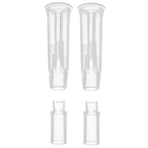 Produktbild: ifundom 2 Stück Transparente Spritzdüsen für Fischteiche und Gartenfontänen Effiziente Wasserfontänenköpfe für Aquarien Teich und Dekorative Gartenanlagen